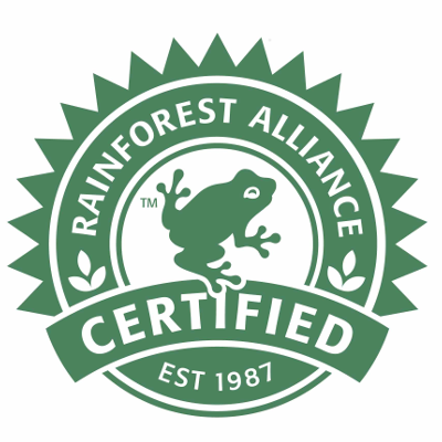 Rainforest alliance certified